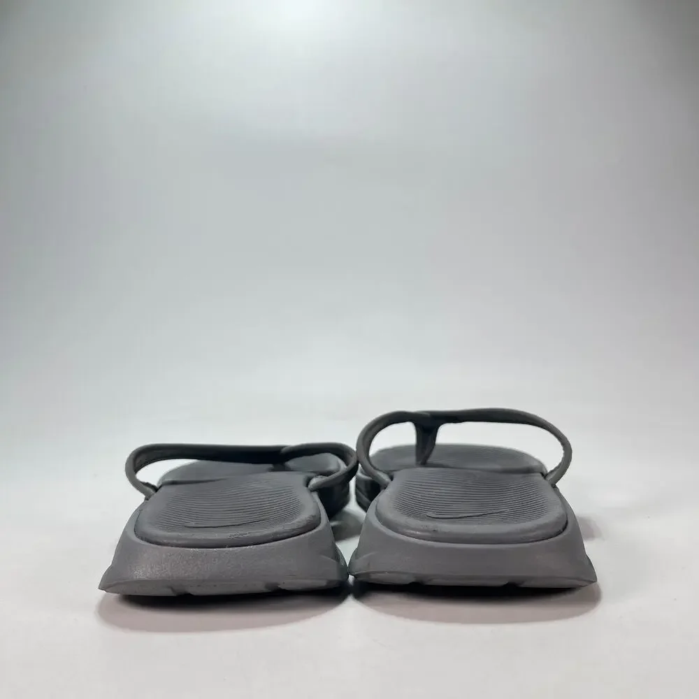 Nike Ultra Celso Gray Cushioned Flip Flop Sandals Casual Slides Men's Size 9